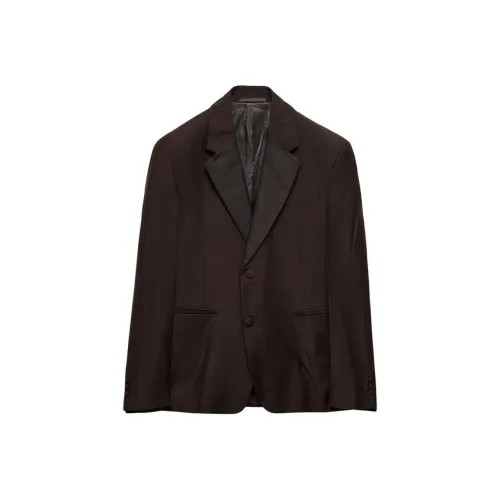PRADA SS25 Бизнес-костюм мужской цвет эбеновый