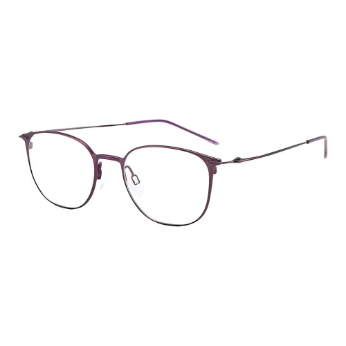 CHARMANT Титановый сплав Вакуумная формованная β-титан Круглая Оправа для очков Женская Фиолетовая