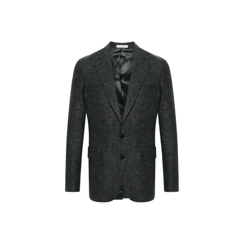 FURSAC SS24 Бизнес-костюм Пальто Мужской Угольный Серый