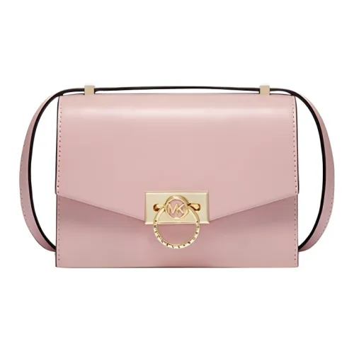 MICHAEL KORS Hendri Коровья кожа Курьерская сумка Сумка через плечо Экстра малый Женский Розовый