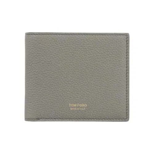 TOM FORD Телячья кожа Кошелек Мужской Серый