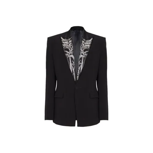 BALMAIN Черные Мужские Деловые Костюмы
