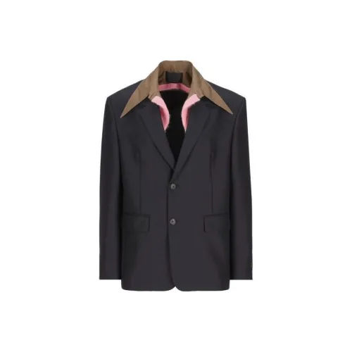 PRADA Бизнес-костюм Пальто Мужской Черный