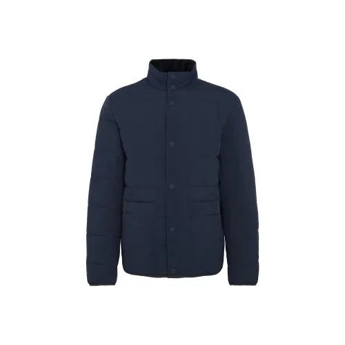 BARBOUR Shoreman FW24 Пуховая куртка Мужская Темно-синяя