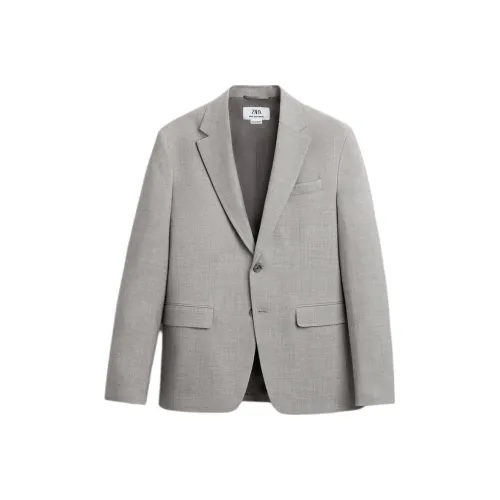 ZARA Песочный Мужской Деловые костюмы