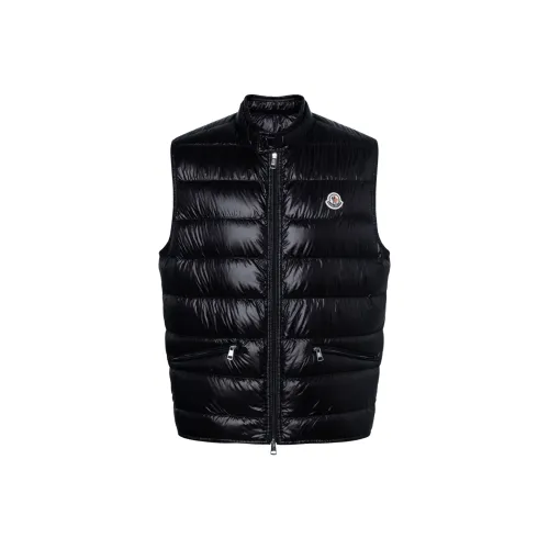 Moncler Gui Series Мужские жилеты черного цвета