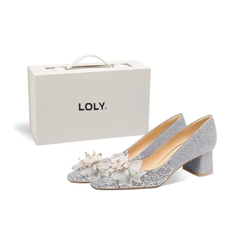 LOLY Высокие каблуки Blue Rain Звездный свет 5CM Женские