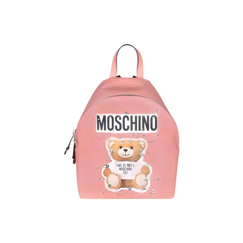 MOSCHINO PLAYBOY Collaboration Кожа Рюкзак Женские Розовый