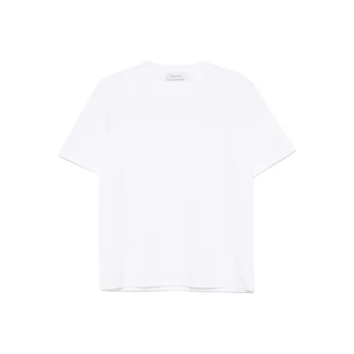 Lanvin Белая Мужская T-Рубашка