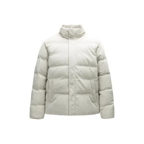 CHAOJIANTA Пуховик Мужской Без рисунка Туманно-серый