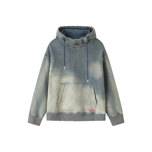 SPRAYGROUND Деним Толстовка Унисекс Джинсовый Синий