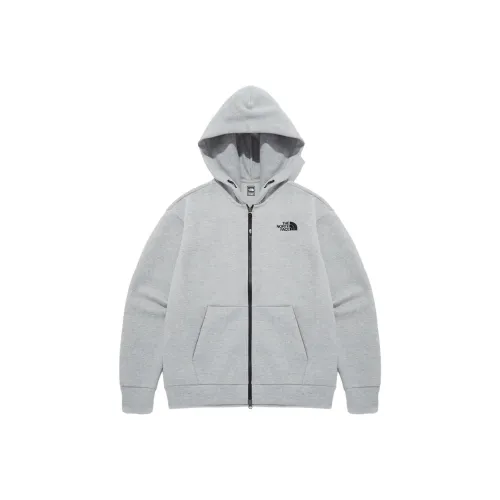 THE NORTH FACE Механизм Essential Капюшон ZIP UP Куртки Пальто Мужской Светло-Серый