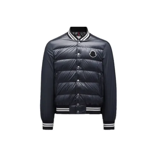 MONCLER Черный Мужской Пуховик