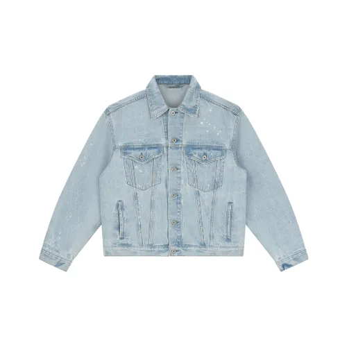 BLANK PROGRAM Denim Jacket Unisex Light Blue