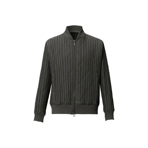 Homme Plissé Issey Miyake Хлопковый пуховик Мужской Серый