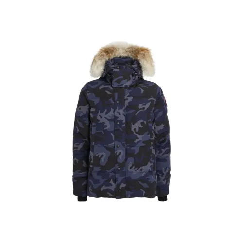 Canada Goose пуховик PARKA пальто мужской темно-синий