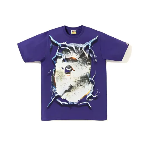 A BATHING APE Bape T-Shirt Унисекс Фиолетовый