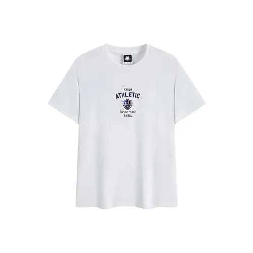 KAPPA 1916 Series T Рубашка Мужская Корейская Белая