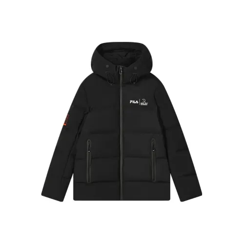 FILA Глубокий Черный Мужской Пуховик