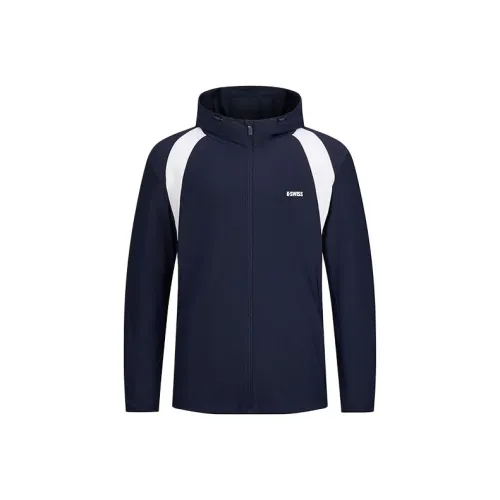 KSWISS FW24 Куртка Мужская Спокойная Ночь Синий