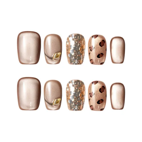 MAYCHAO Ручная работа Искусственный Ногтик Короткий ЛАДЬЯ