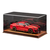 Mustang GT500 [Красный] + Коричневая кожа Коробка для демонстрации