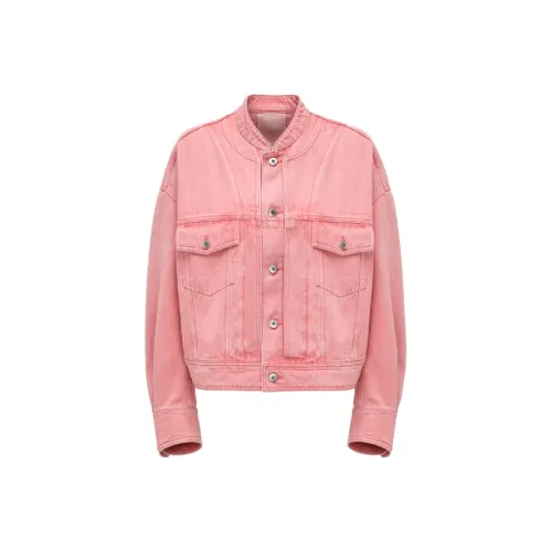 Feng Chen Wang Denim Jacket Unisex Pink