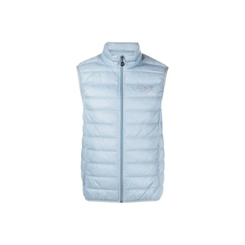 EMPORIO ARMANI EA7 Жилет Мужской Светло-Синий