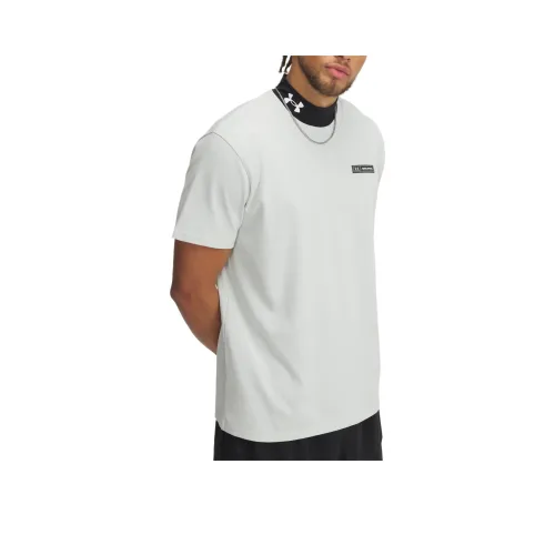 Under Armour Тяжелая Броня Этикетка T-Рубашка Мужская Аква-Зеленая