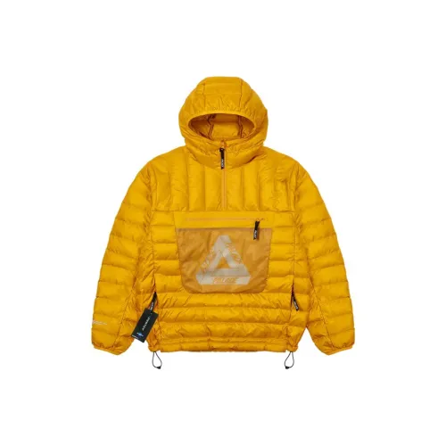 PALACE SS22 Однотонный С капюшоном Пуховик Мужской Желтый