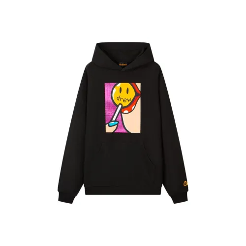 Drew House SS25 Сладкий Tooth Толстовка Сладкий Tooth Толстовка Унисекс Черный