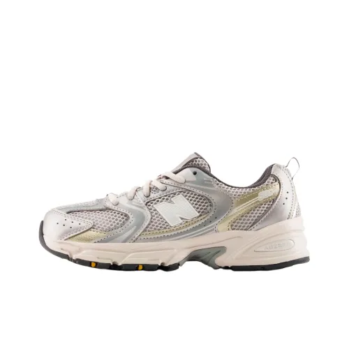 New Balance NB 530 Амортизация Износостойкий Низкий Топ Детские Лайфстайл Обувь Серый Серебряный
