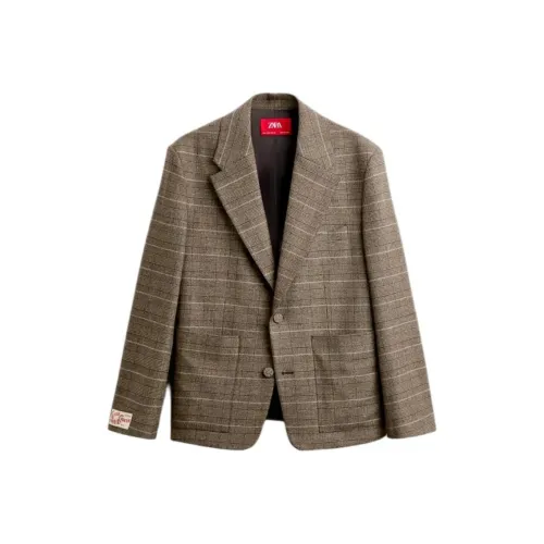 ZARA HARRY LAMBERT Co Бренд Верблюжий Унисекс Офисные костюмы