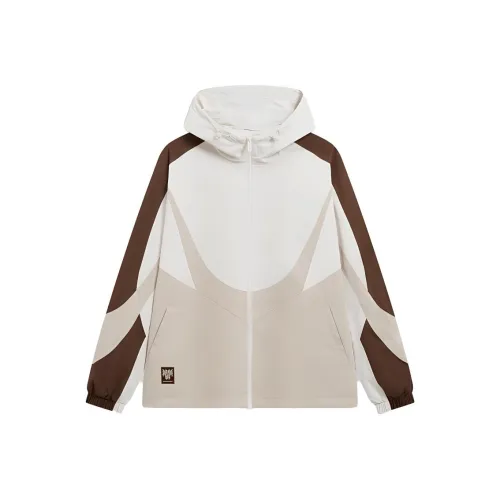XTEP Куртки Пальто Унисекс Хлопок Белый Cliff Желтый Сандаловый Коричневый