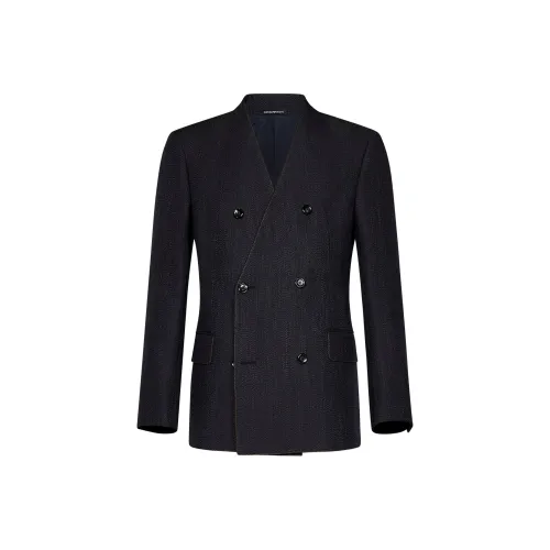 EMPORIO ARMANI Бизнес-костюм мужской синий