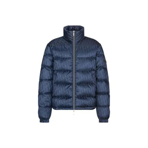 DIOR Пуховик Мужской Морской Синий