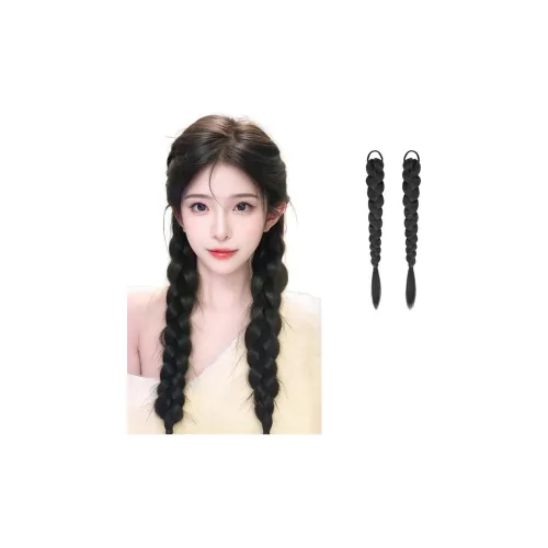MUYAN Длинная косичка с поворотом новый китайский стиль парик косичка-пончик