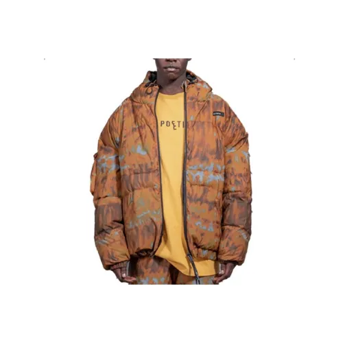 ISO.POETISM Оранжевый Мужской Пуховик