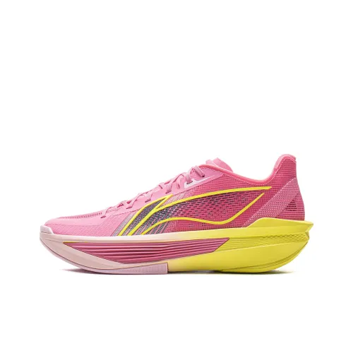 LINING ULTRALIGHT Амортизация Устойчивость к истиранию Устойчивость к отскоку Низкий топ Баскетбольные кроссовки Мужской Розовый