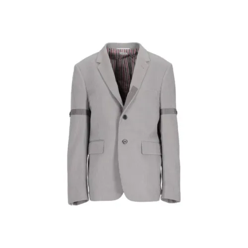 THOM BROWNE Серый Мужской Деловой костюм