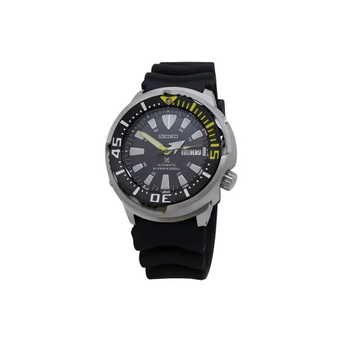 SEIKO Автоматический/Ручной Механизм Мужские часы Prospex 48 мм Черные