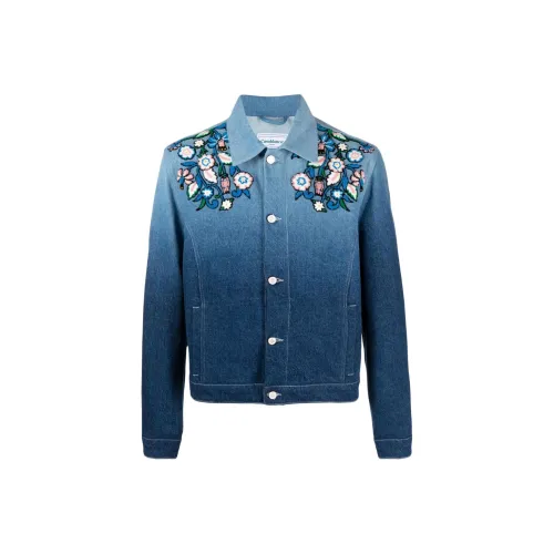 CASABLANCA Denim Jacket Men's Blue
