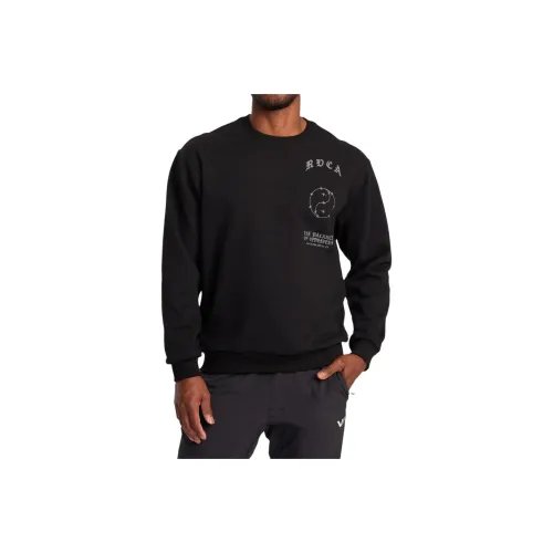 RVCA Мужские черные свитшоты