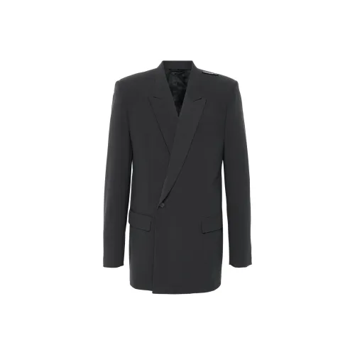 Balenciaga SS24 Бизнес Костюм Пальто Мужской Угольный Серый