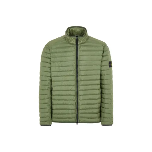 STONE ISLAND FW22 Пуховик Мужской Оливково-зеленый