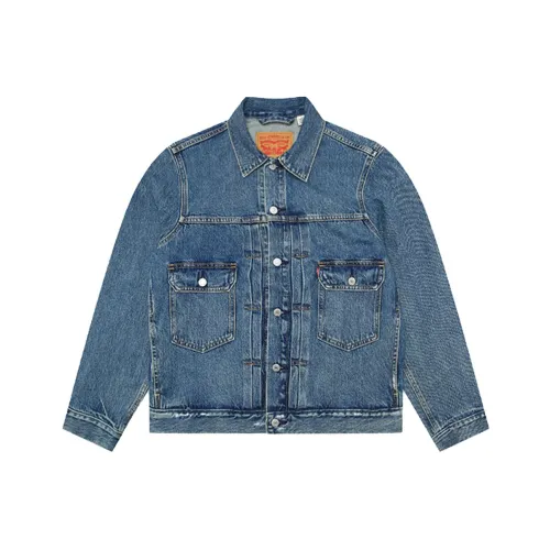 Levis Blue Men's Denim Jackets Левис Синий Мужские Джинсовые Куртки