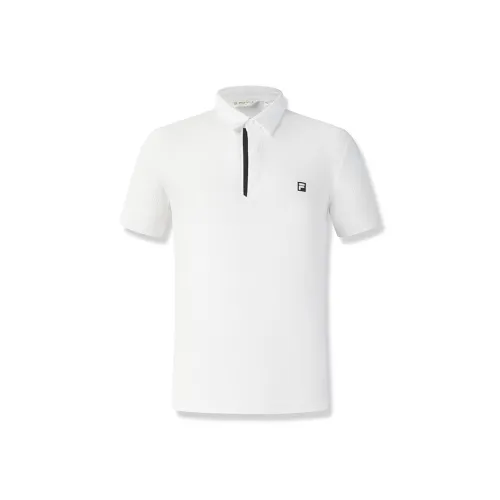 FILA GOLF серия Поло Мужское Нефрит Белый