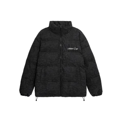 KILLWINNER Буква Воротник-стойка Свободный крой Утолщенный Пух Унисекс