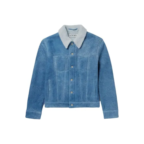 LOEWE Куртки и Пальто Мужской Светло-Синий