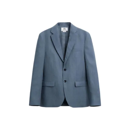 ZARA Asphalt Gray Мужские Деловые Костюмы